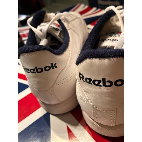 Reebok White Sneakers Club C Classic Men Size 10 1/2